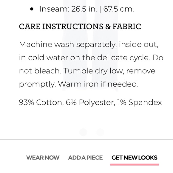 CAbi High-Low Crop Jeans Style #6070, size 14 - Picture 7 of 13